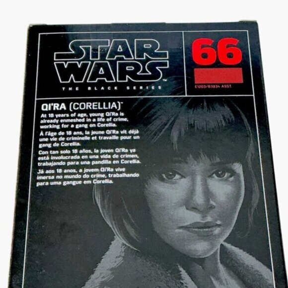 Star Wars The Black Series Figure Qi’Ra (Corellia) 6” Action Hero Collectible - Picture 8 of 16